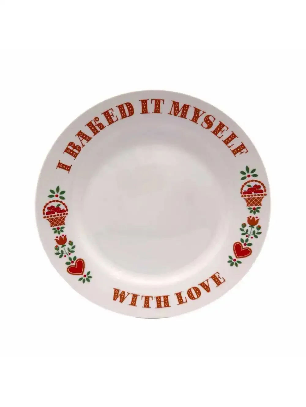 Vintage 1982 Avon “I Baked It Myself With Love” 9.25” Porcelain Plate
